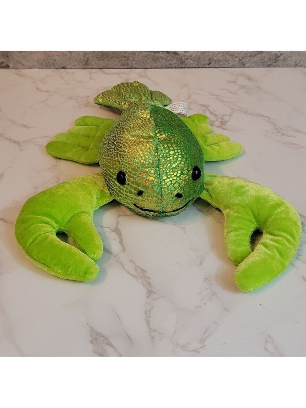 circus circus iridescent lobster green plush stuffed animal